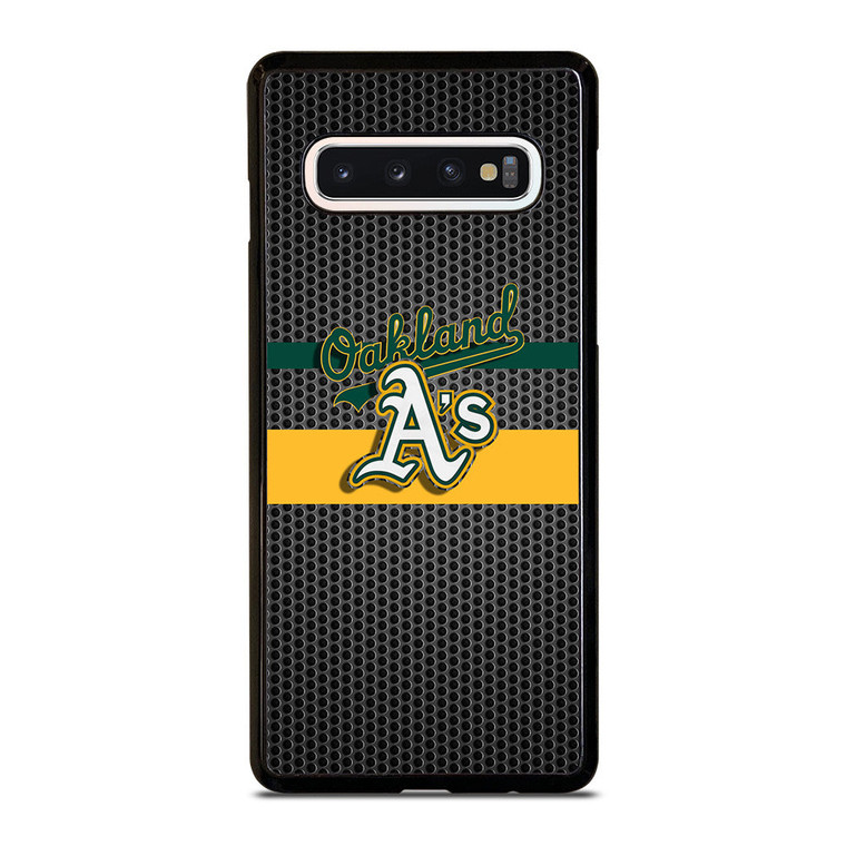OAKLAND ATHLETICS METAL LOGO Samsung Galaxy S10 Case Cover