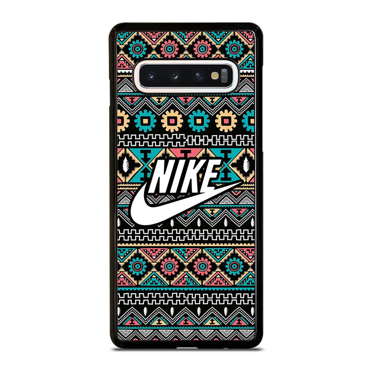 NIKE AZTEC PATTERN 2 Samsung Galaxy S10 Case Cover
