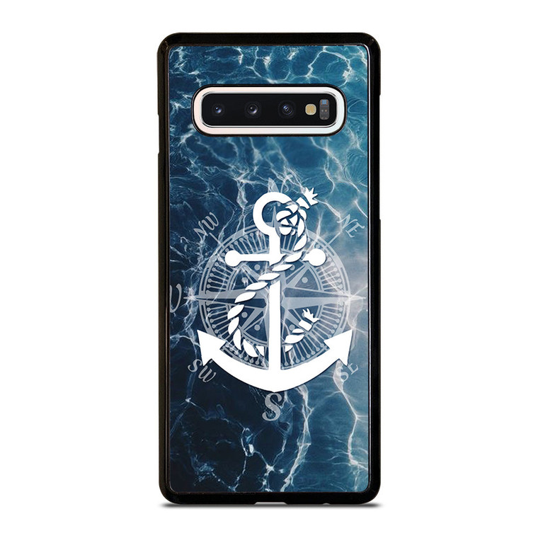 NAUTICAL ANCHOR LOGO Samsung Galaxy S10 Case Cover