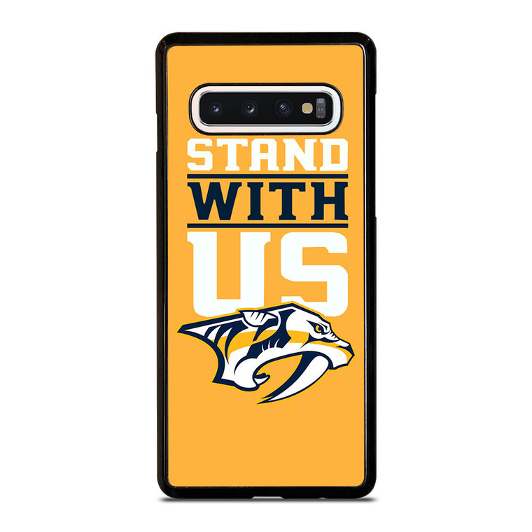 NASHVILLE PREDATORS STAND WITH US Samsung Galaxy S10 Case Cover
