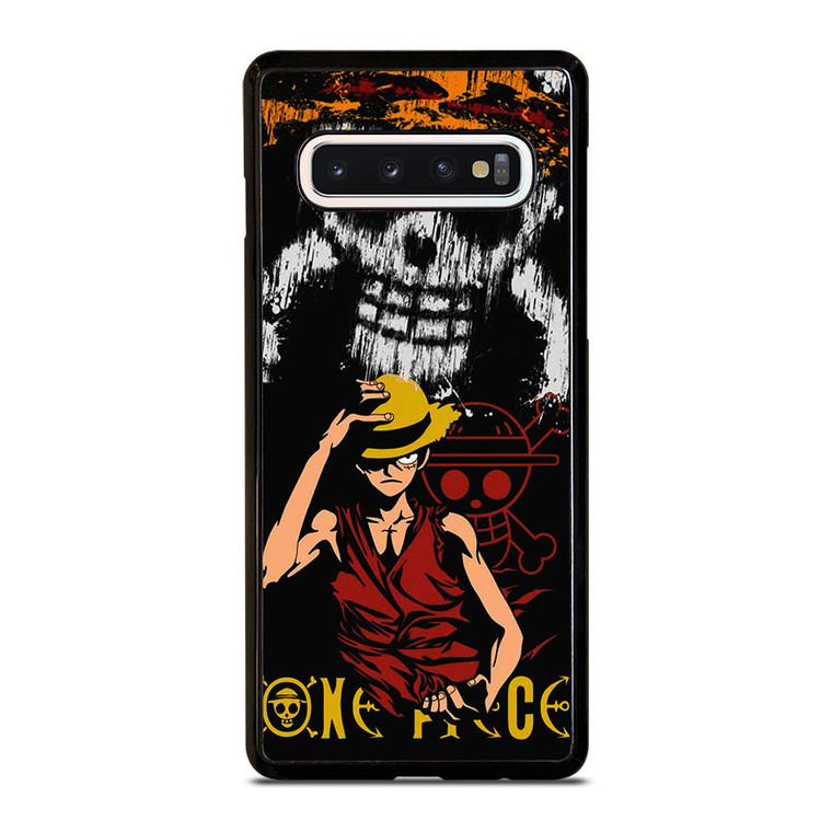 LUFFY STRAW HAT ONE PIECE Samsung Galaxy S10 Case Cover