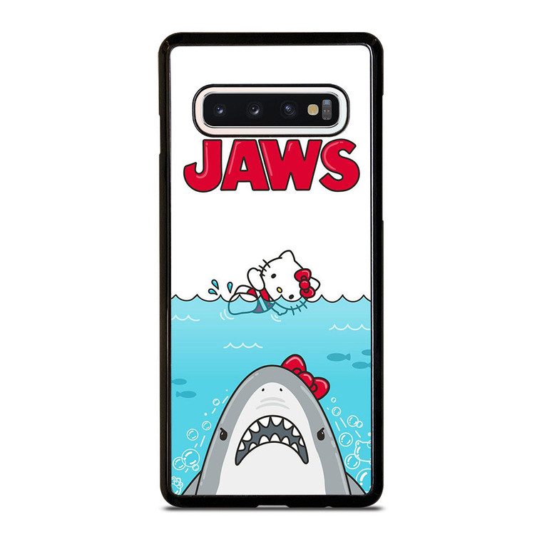 JAWS SHARK HELLO KITTY Samsung Galaxy S10 Case Cover