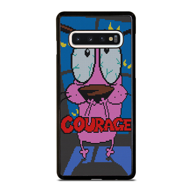COURAGE THE COWARDLY DOG SCARED Samsung Galaxy S10 Case Cover