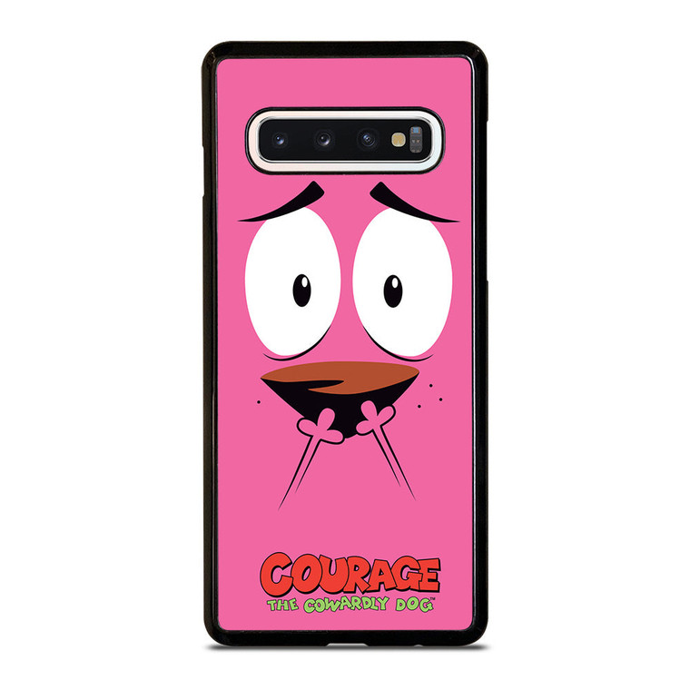 COURAGE THE COWARDLY DOG FACE Samsung Galaxy S10 Case Cover