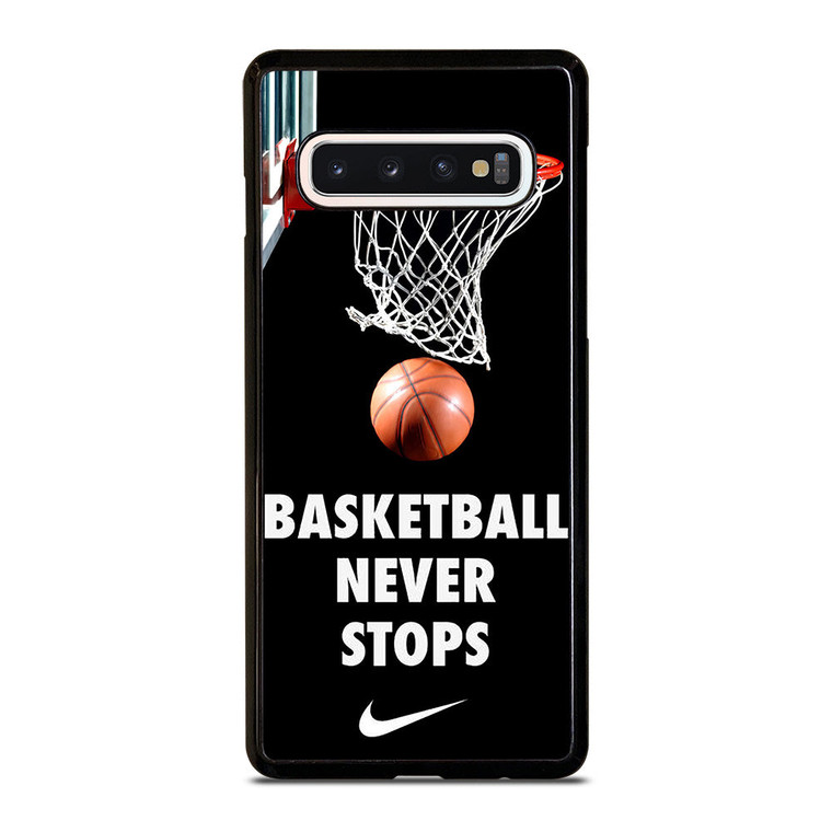 BASKETBALL NEVER STOPS 2 Samsung Galaxy S10 Case Cover