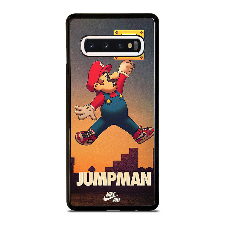 AIR JORDAN X MARIO BROS Samsung Galaxy S10 Case Cover