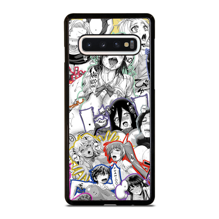 AHEGAO FACE ANIME 1 Samsung Galaxy S10 Case Cover
