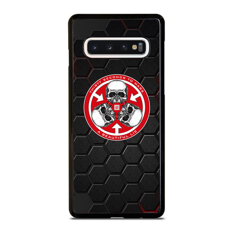 30 SECONDS TO MARS SKULL LOGO Samsung Galaxy S10 Case Cover