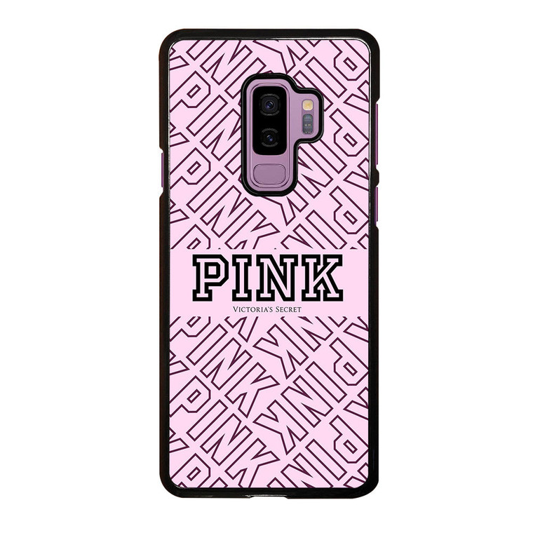 VICTORIA'S SECRET PINK LOGO PATTERN Samsung Galaxy S9 Plus Case Cover