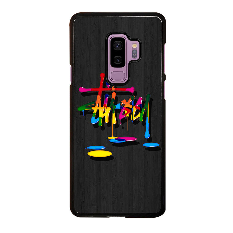 STUSSY PAINT LOGO Samsung Galaxy S9 Plus Case Cover
