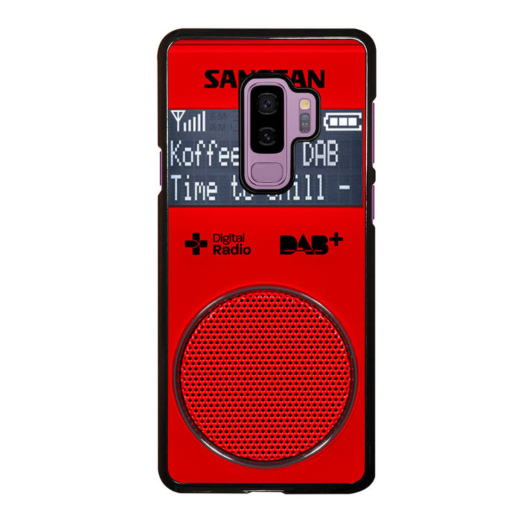SANGEAN RED RADIO Samsung Galaxy S9 Plus Case Cover