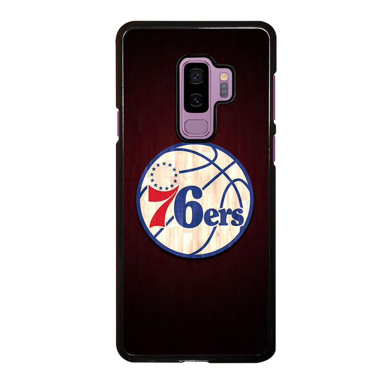 PHILADELPHIA 76ERS WOODEN LOGO Samsung Galaxy S9 Plus Case Cover