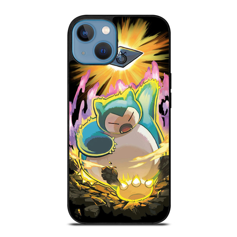 SNORLAX POKEMON ART iPhone 13 Case Cover