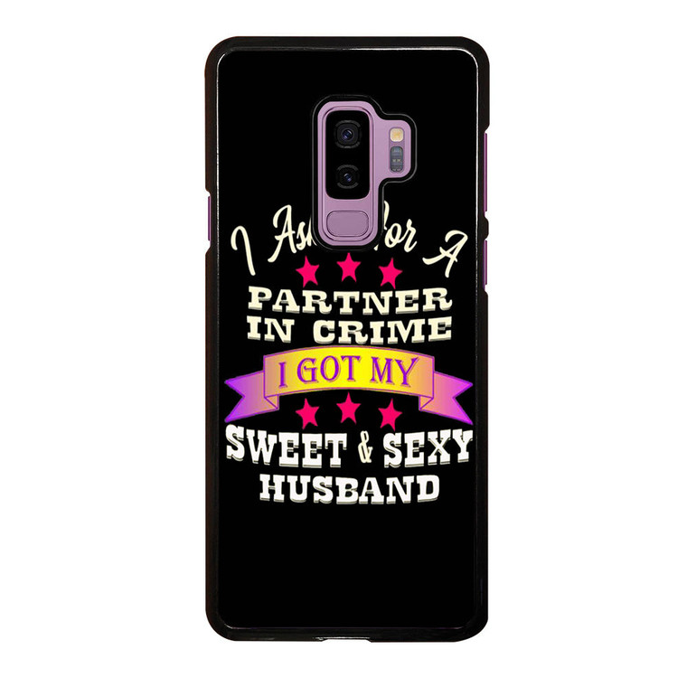 PARTNER IN CRIME HUSBAND Samsung Galaxy S9 Plus Case Cover
