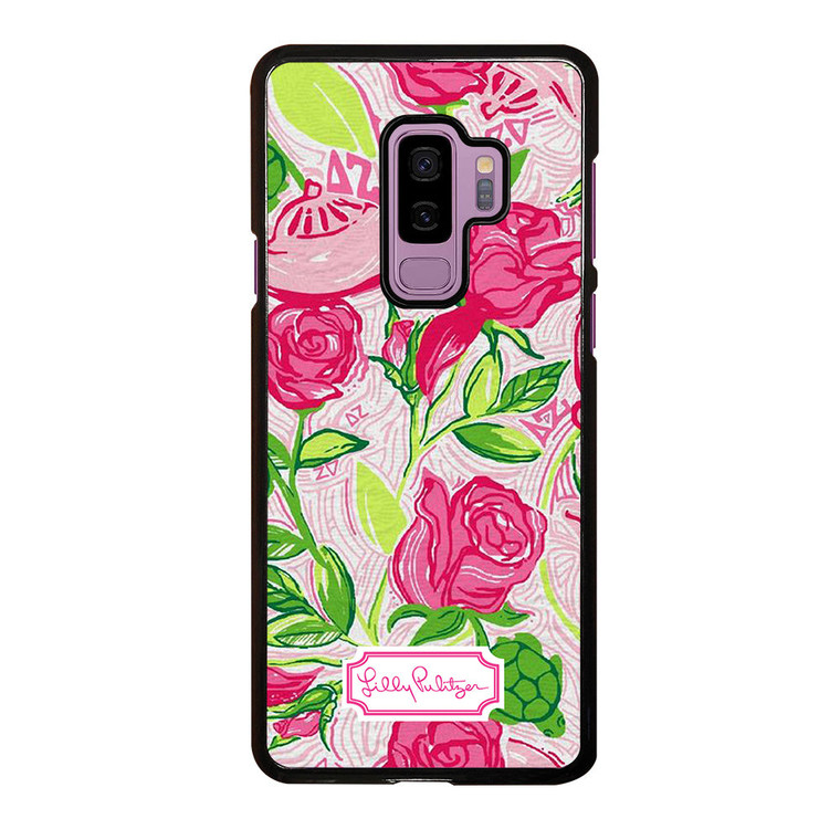 LILLY PULITZER PINK FLOWERS Samsung Galaxy S9 Plus Case Cover