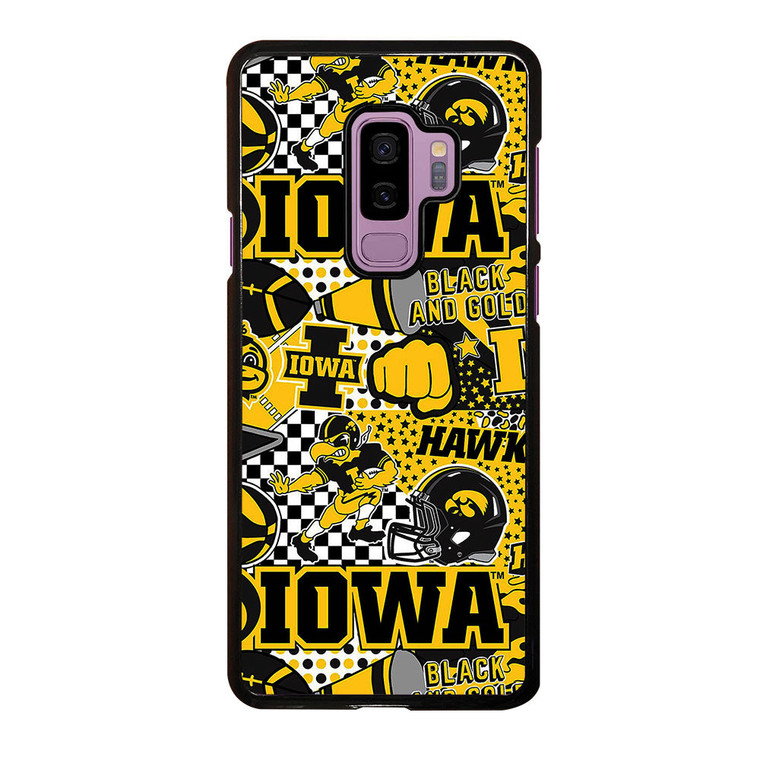 IOWA HAWKEYES COLLAGE Samsung Galaxy S9 Plus Case Cover