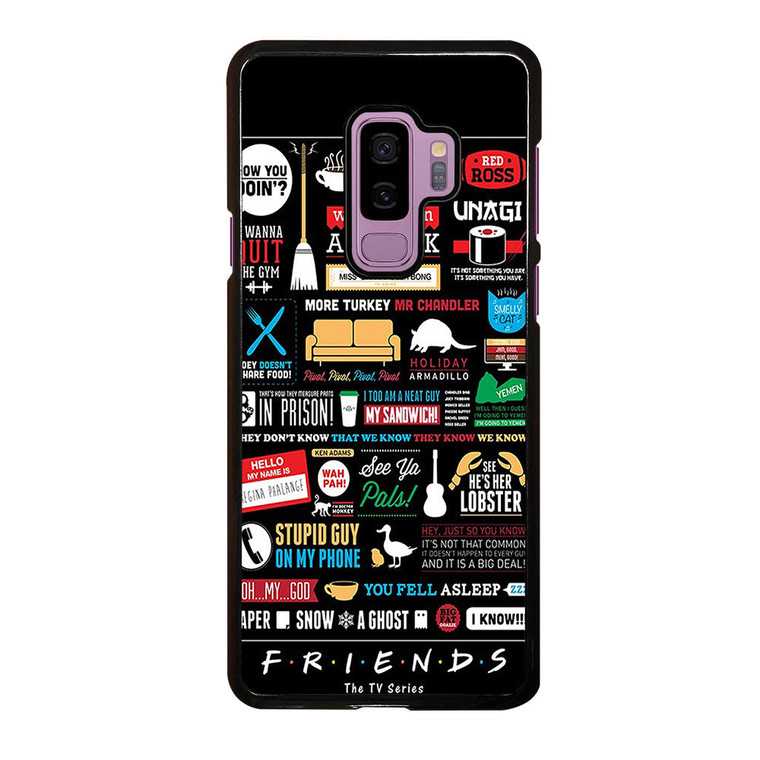 FRIENDS TV SERIES COLLAGE Samsung Galaxy S9 Plus Case Cover