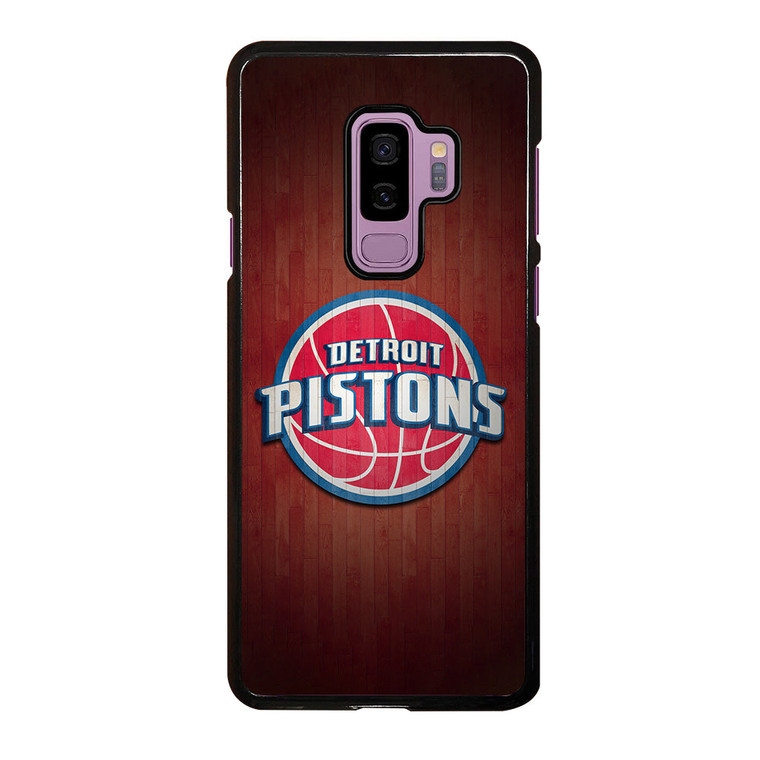 DETROIT PISTONS WOODEN LOGO Samsung Galaxy S9 Plus Case Cover