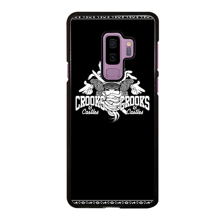 CROOKS AND CASTLES LOGO Samsung Galaxy S9 Plus Case Cover
