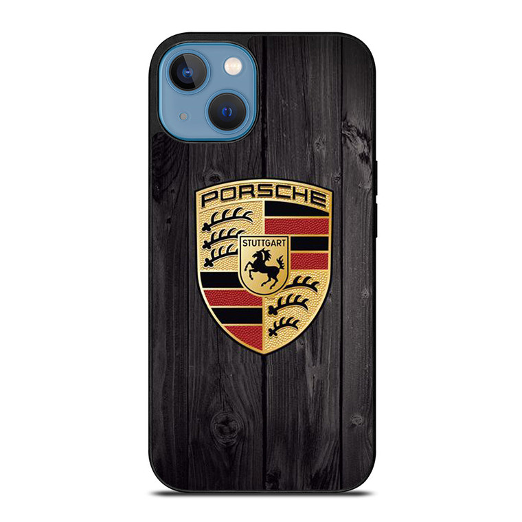PORSCHE WOODEN iPhone 13 Case Cover