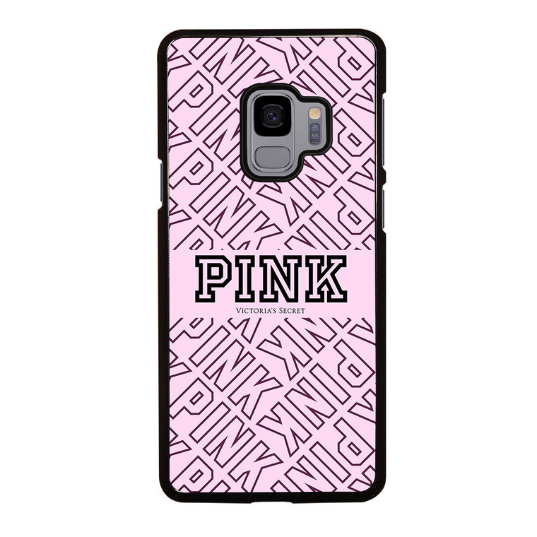 VICTORIA'S SECRET PINK LOGO PATTERN Samsung Galaxy S9 Case Cover
