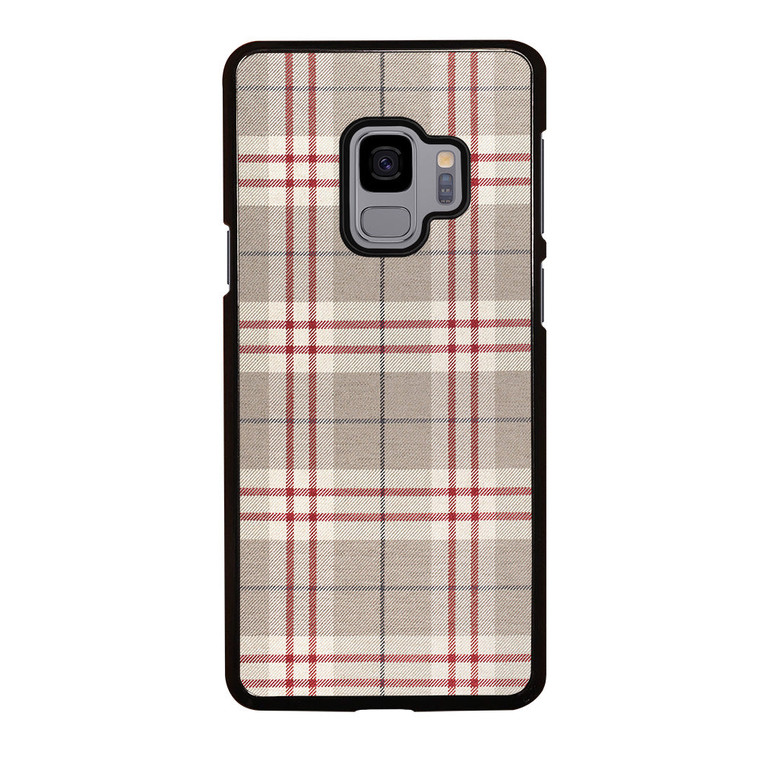 PLAID BROWN 2 Samsung Galaxy S9 Case Cover