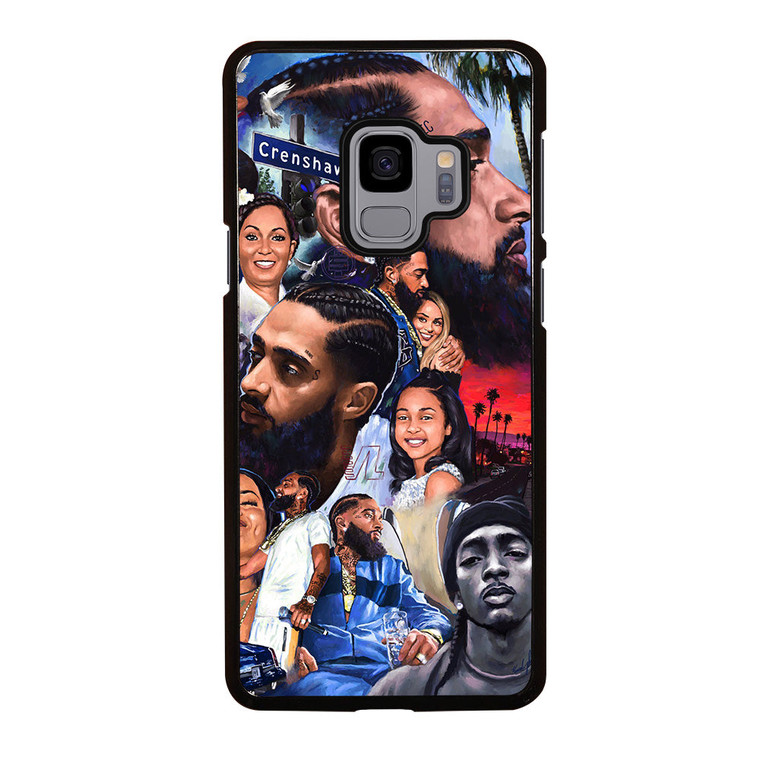 NIPSEY HUSSLE COLLAGE Samsung Galaxy S9 Case Cover