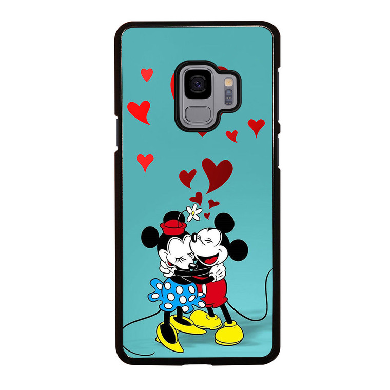 MICKEY AND MINNIE MOUSE HUG Samsung Galaxy S9 Case Cover