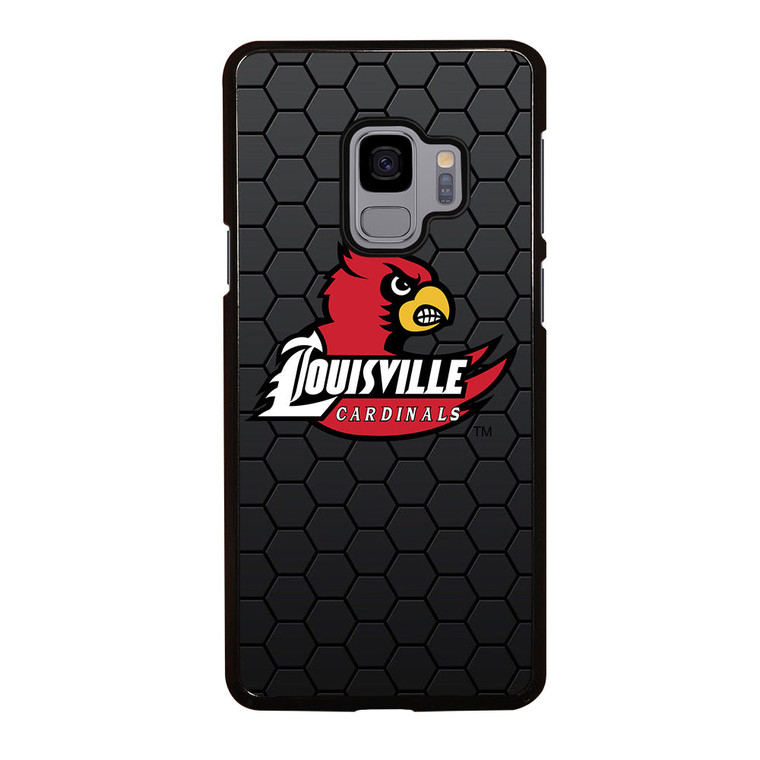 LOUISVILLE CARDINALS LOGO HEXAGON Samsung Galaxy S9 Case Cover LOUISVILLE CARDINALS LOGO HEXAGON Samsung Galaxy S9 Case Cover