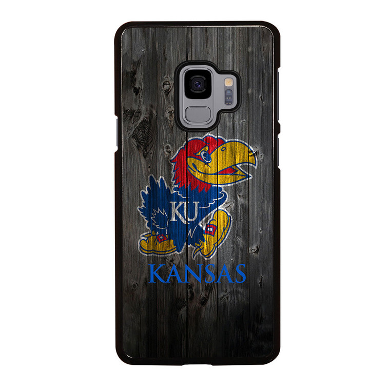 KANSAS JAYHAWKS WOODEN LOGO Samsung Galaxy S9 Case Cover