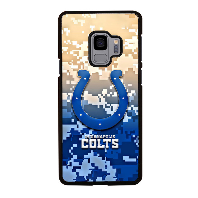 INDIANAPOLIS COLTS CAMO LOGO Samsung Galaxy S9 Case Cover