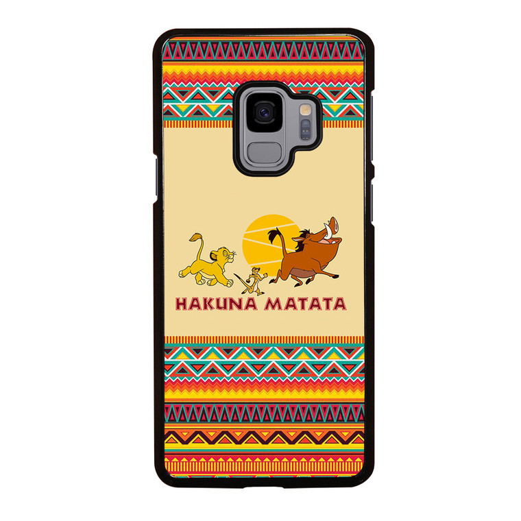 HAKUNA MATATA LION KING AZTEC 3 Samsung Galaxy S9 Case Cover