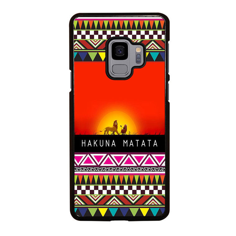 HAKUNA MATATA LION KING AZTEC 2 Samsung Galaxy S9 Case Cover