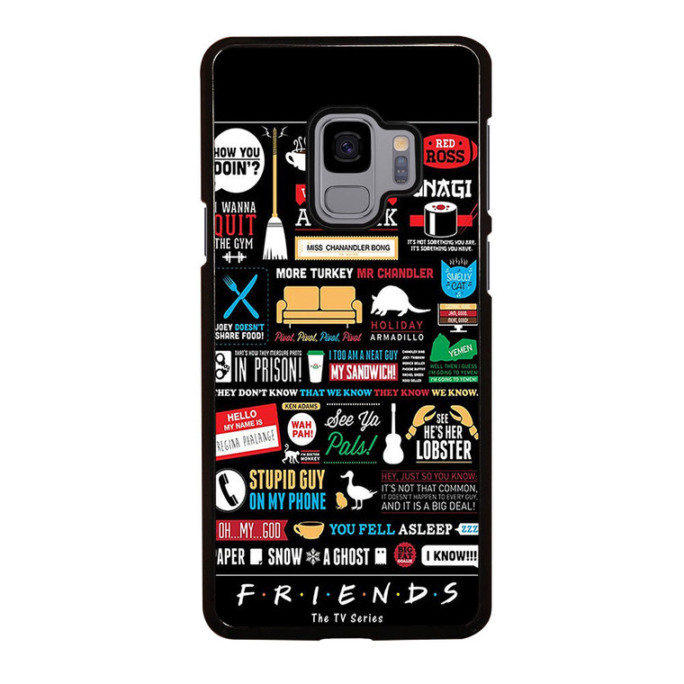 FRIENDS TV SERIES COLLAGE Samsung Galaxy S9 Case Cover