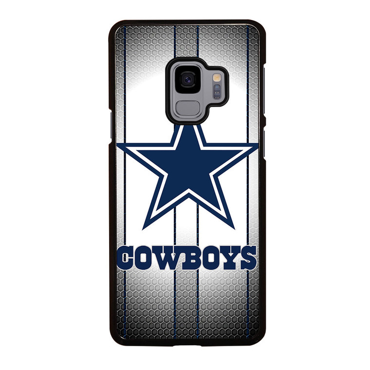 DALLAS COWBOYS SILVER METAL Samsung Galaxy S9 Case Cover