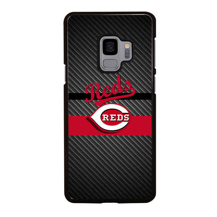 CINCINNATI REDS CARBON Samsung Galaxy S9 Case Cover