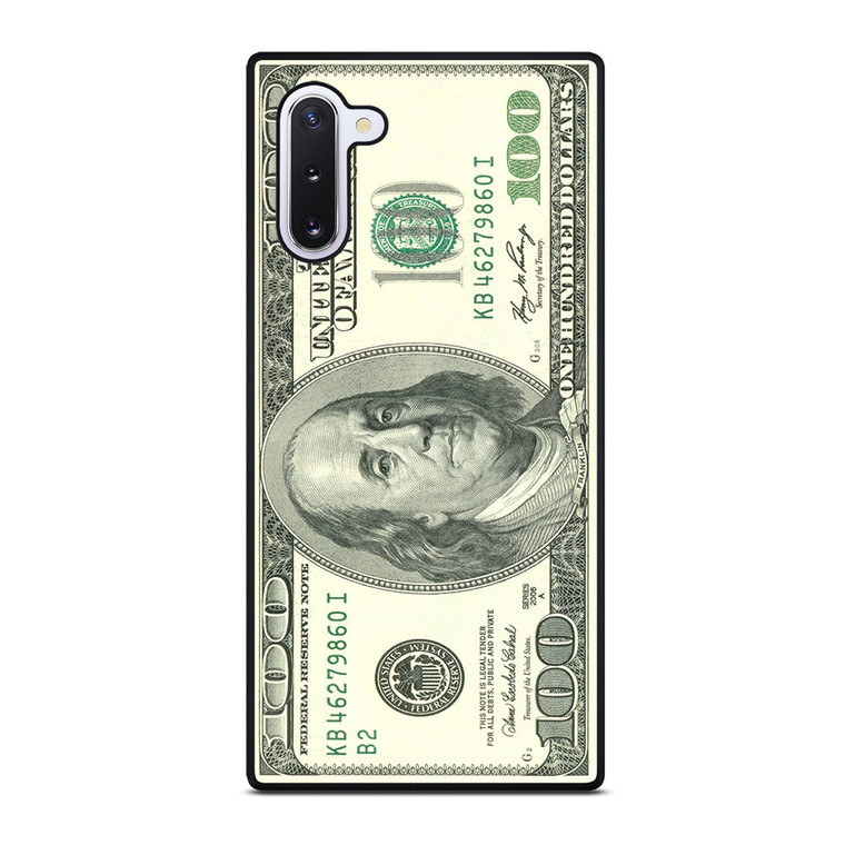 $100 DOLLAR BILL MONEY Samsung Galaxy Note 10 Case Cover