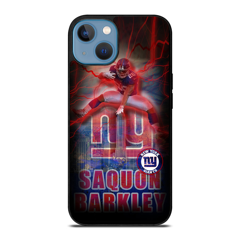 NEW YORK GIANTS SAQUON BARKLEY 6 iPhone 13 Case Cover