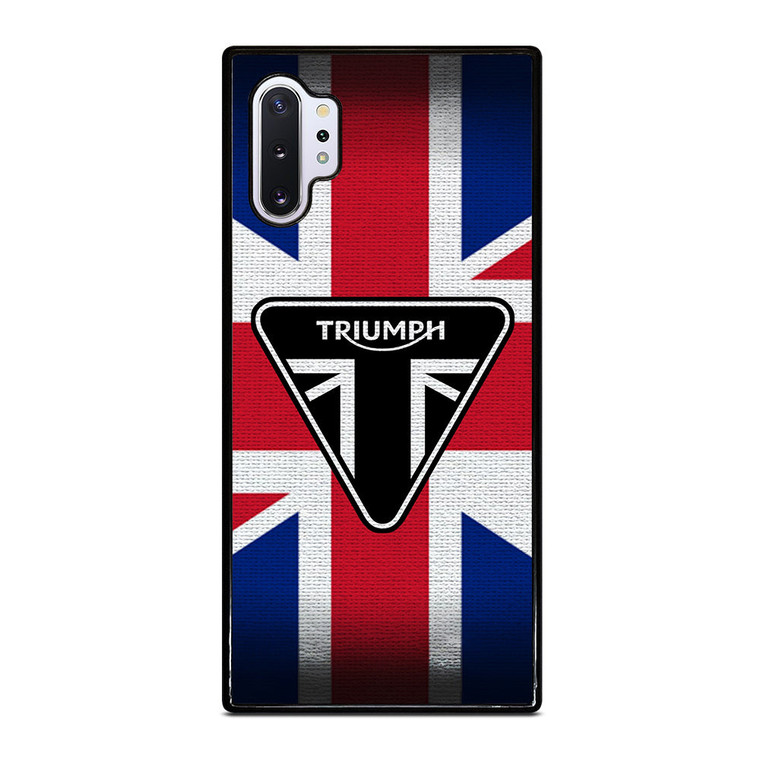 TRIUMPH MOTORCYCLE FLAG LOGO Samsung Galaxy Note 10 Plus Case Cover