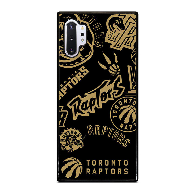 TORONTO RAPTORS LOGO COLLAGE Samsung Galaxy Note 10 Plus Case Cover