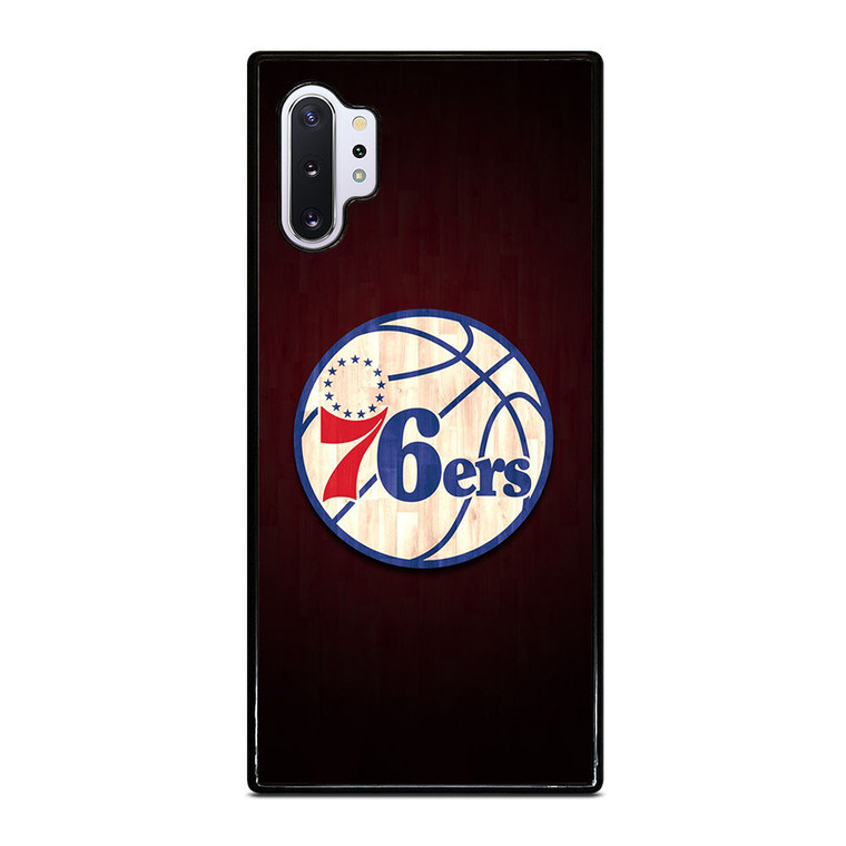 PHILADELPHIA 76ERS WOODEN LOGO Samsung Galaxy Note 10 Plus Case Cover