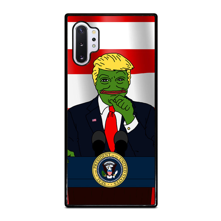PEPE THE SMUG FROG DONALD TRUMP Samsung Galaxy Note 10 Plus Case Cover