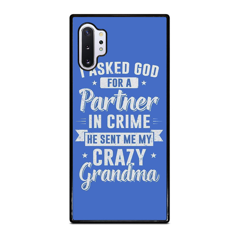 PARTNER IN CRIME GRANDMA 2 Samsung Galaxy Note 10 Plus Case Cover