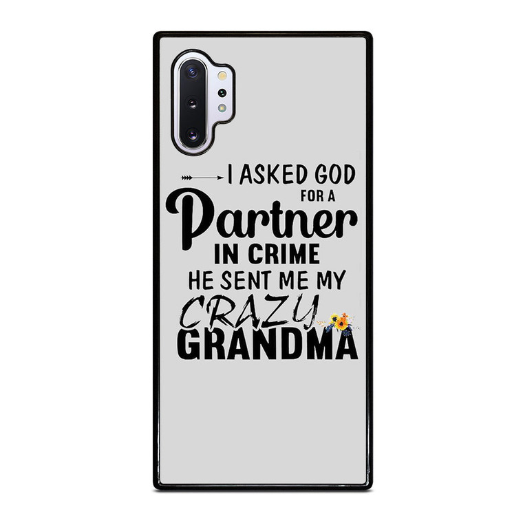 PARTNER IN CRIME GRANDMA 1 Samsung Galaxy Note 10 Plus Case Cover