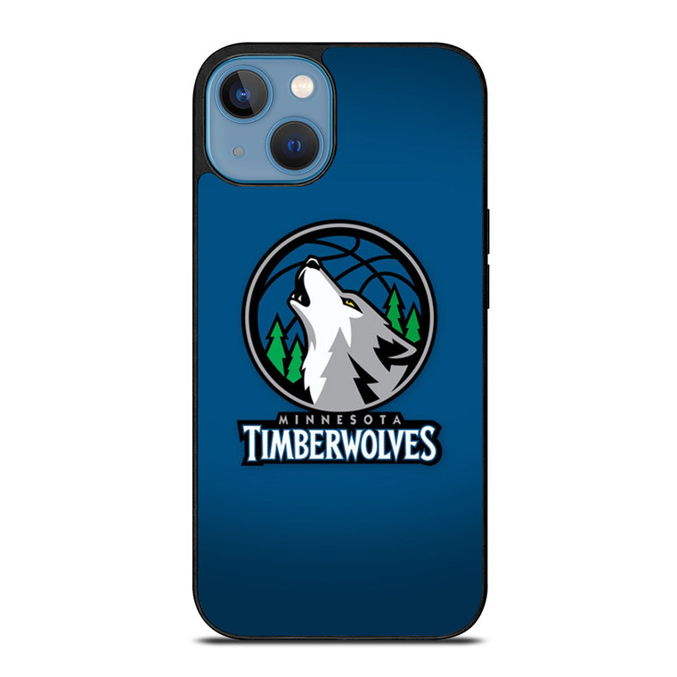 MINNESOTA TIMBERWOLVES LOGO BASKETBALL iPhone 13 Case Cover