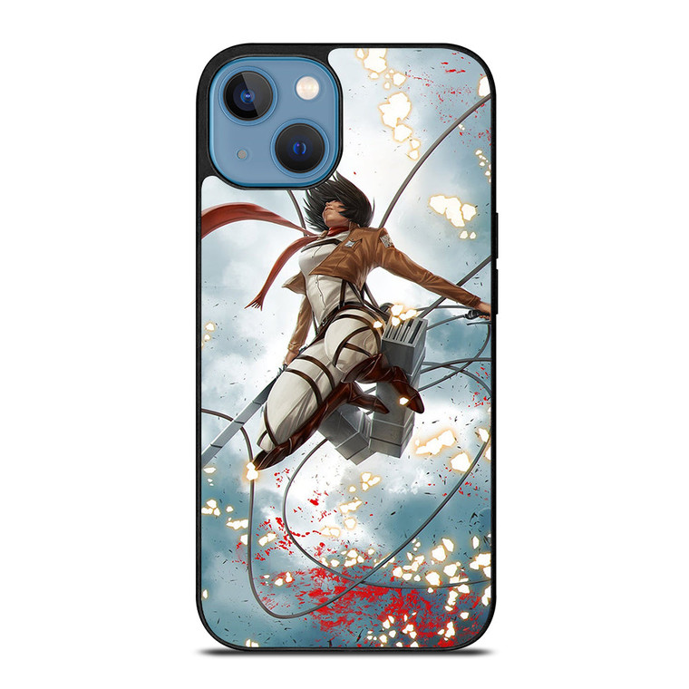 MIKASA ACKERMAN ATTACK ON TITAN iPhone 13 Case Cover