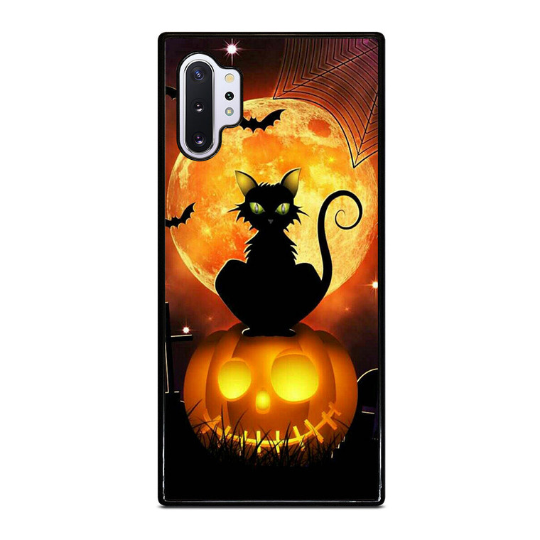 HALLOWEEN BLACK CAT Samsung Galaxy Note 10 Plus Case Cover