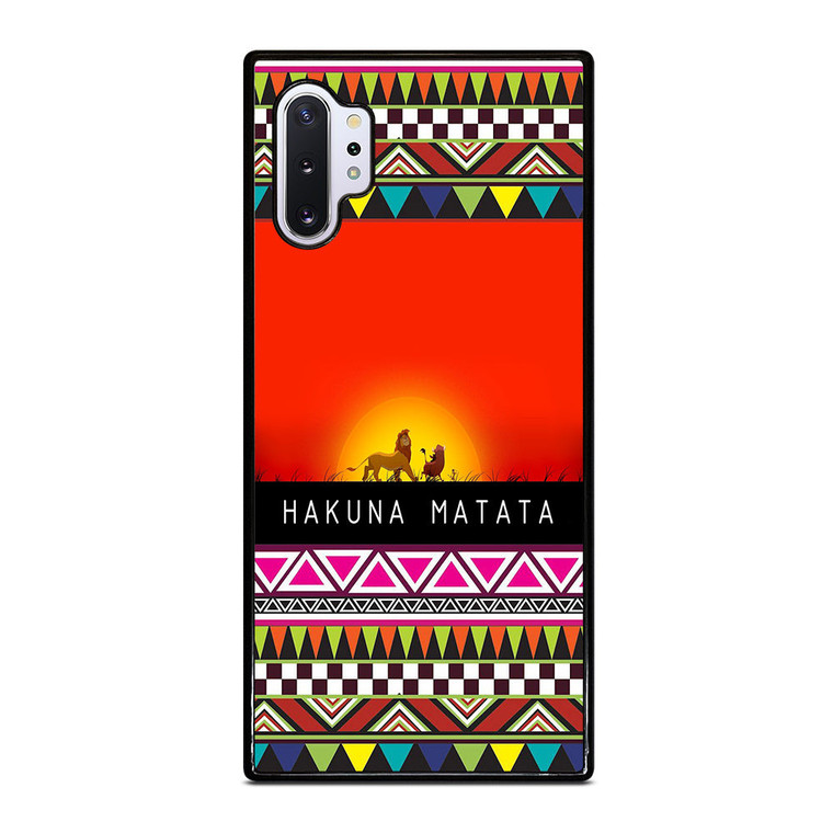 HAKUNA MATATA LION KING AZTEC 2 Samsung Galaxy Note 10 Plus Case Cover