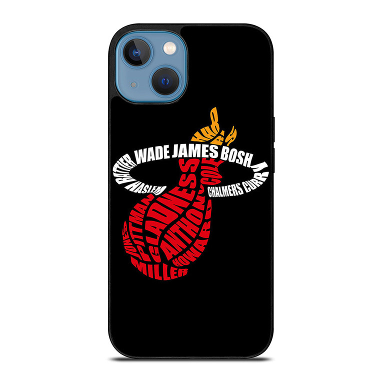 MIAMI HEAT LOGO iPhone 13 Case Cover