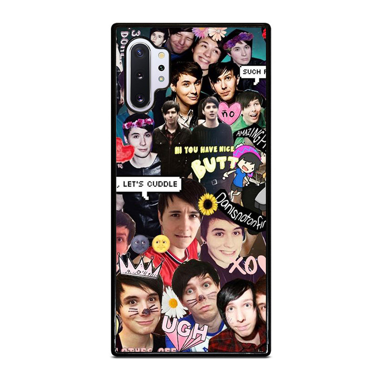 DAN AND PHIL COLLAGE 3 Samsung Galaxy Note 10 Plus Case Cover
